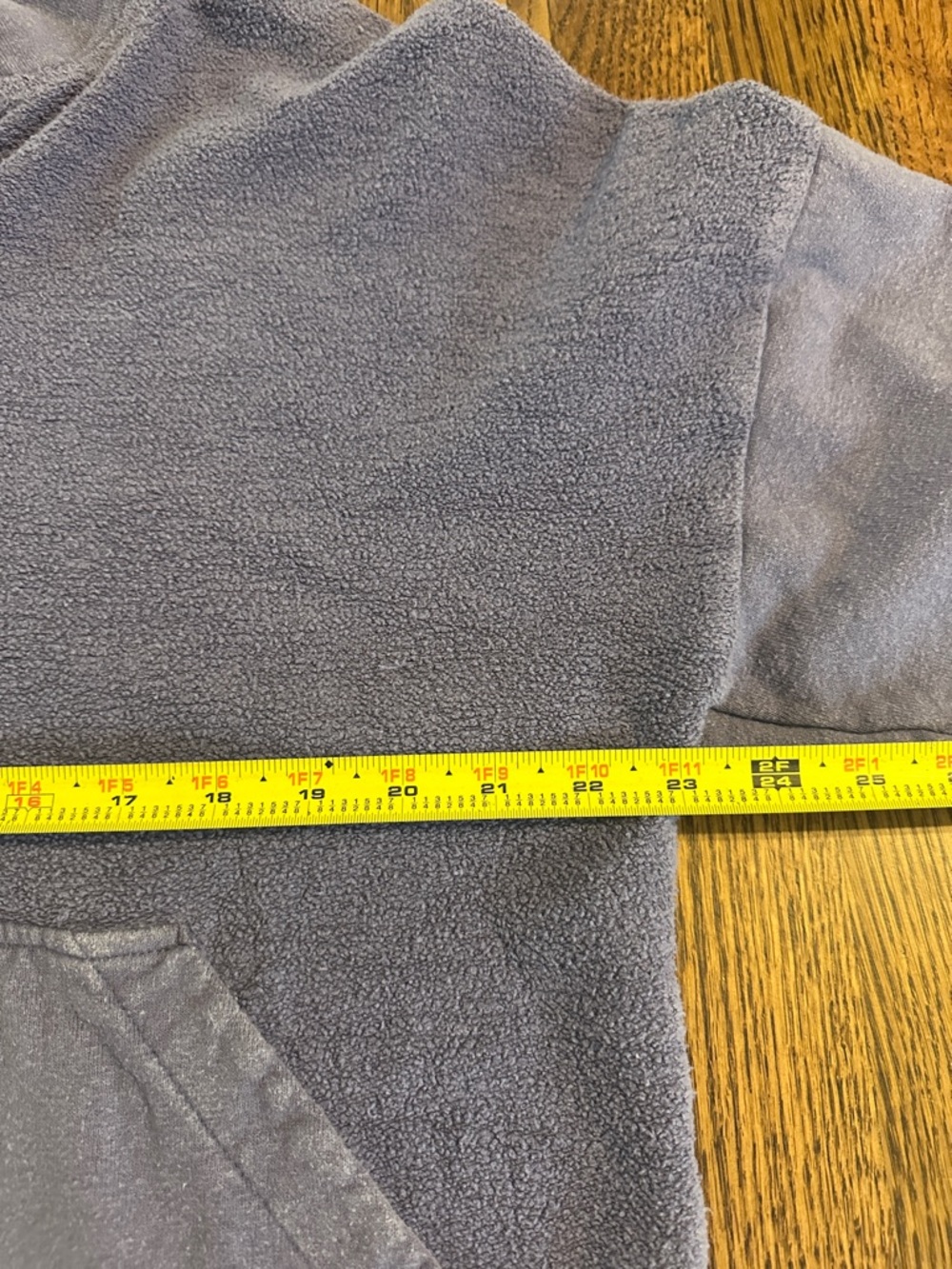 REI Cooperative Lavender/blue Button-Neck Turtleneck Pullover - Picture 8 of 9